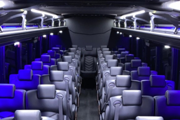 McAllen Charter Bus Interior