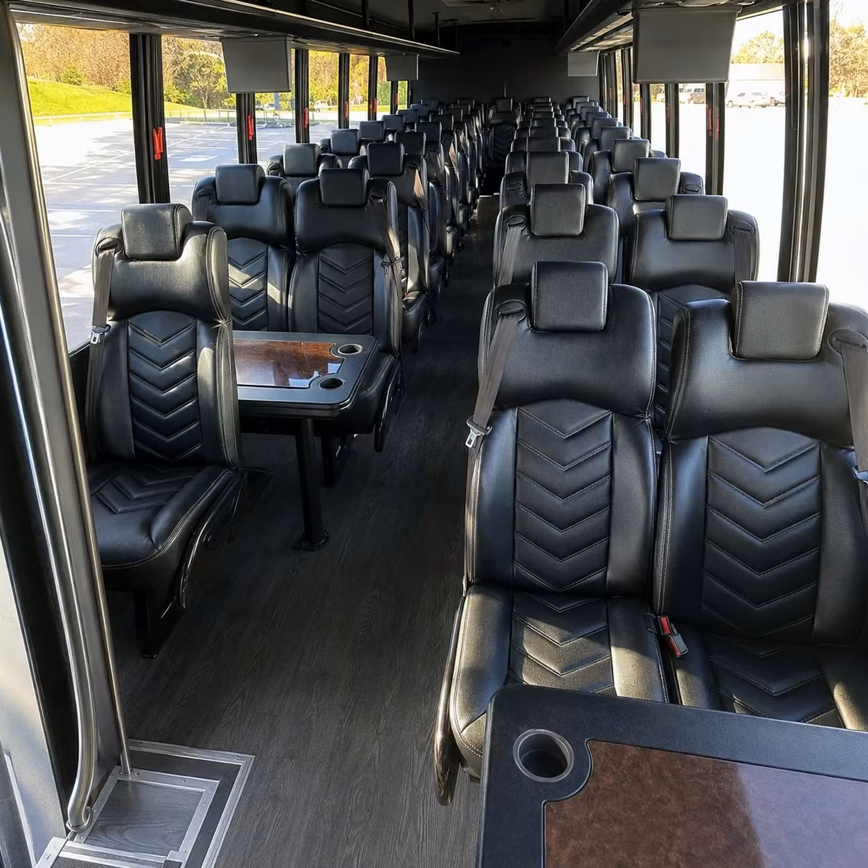 25 passenger minibus inside