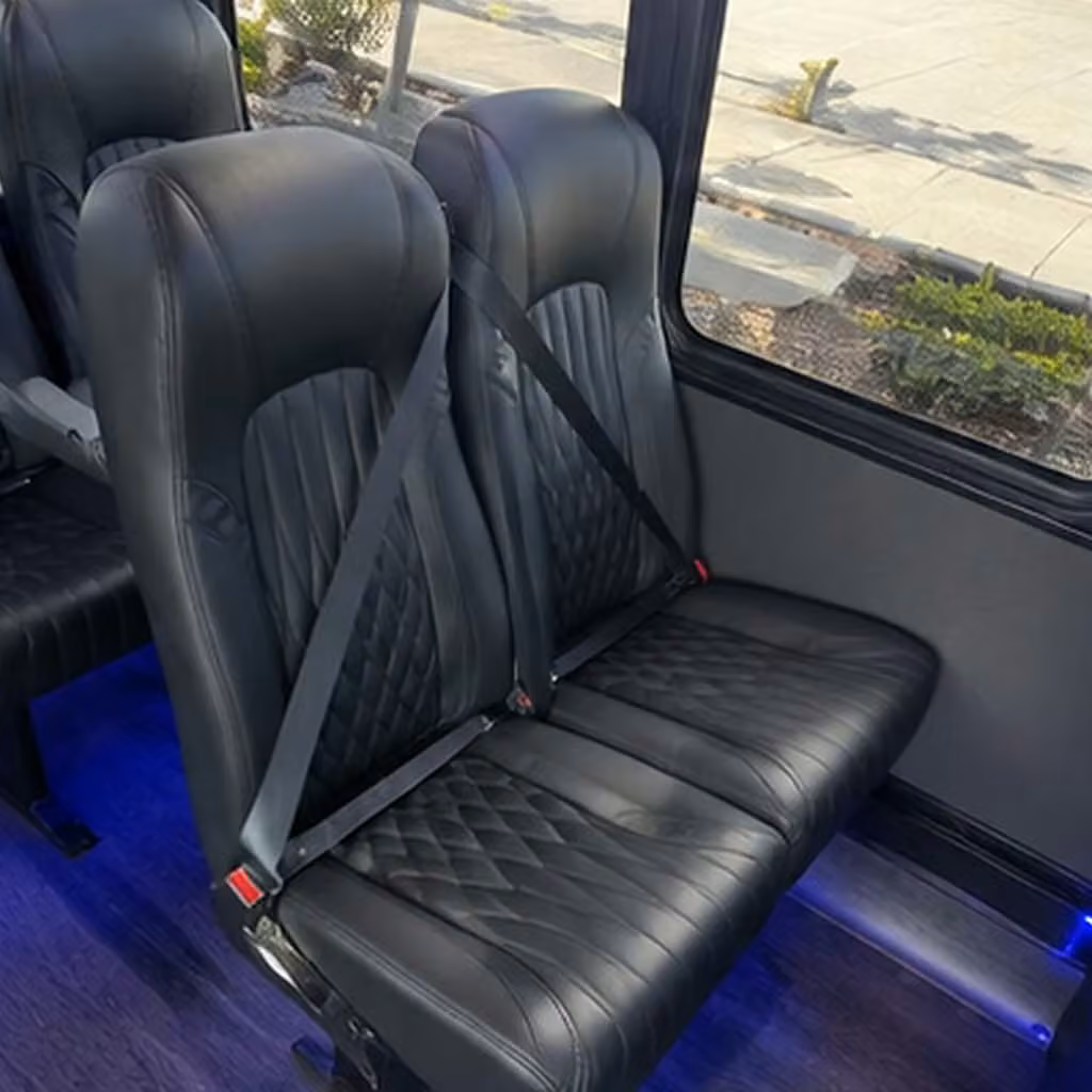28 passenger minibus inside