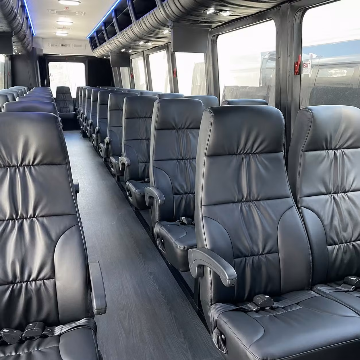 35 passenger minibus interior