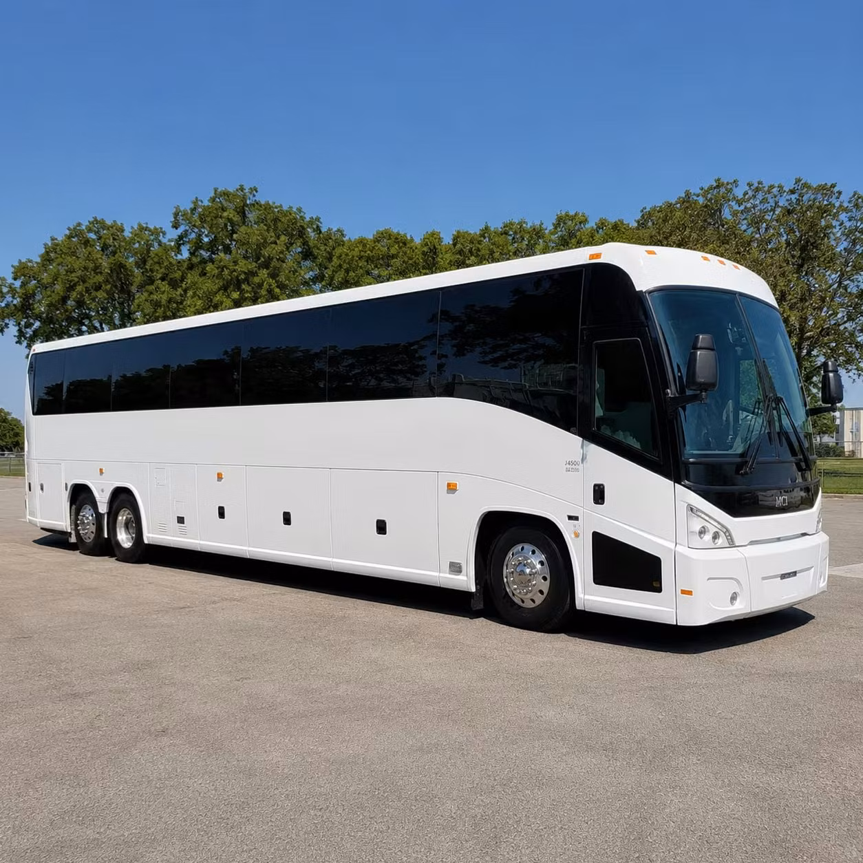 mcallen charter bus rental exterior
